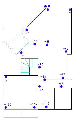 熊本県熊本市東区 M様邸_測量図